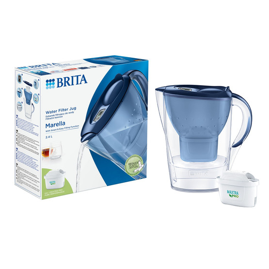 Brita Marella 2,4 L Maxtra Pro (kék) vízszűrő kancsó Brita Marella 2,4 L Maxtra Pro (kék) vízszűrő kancsó